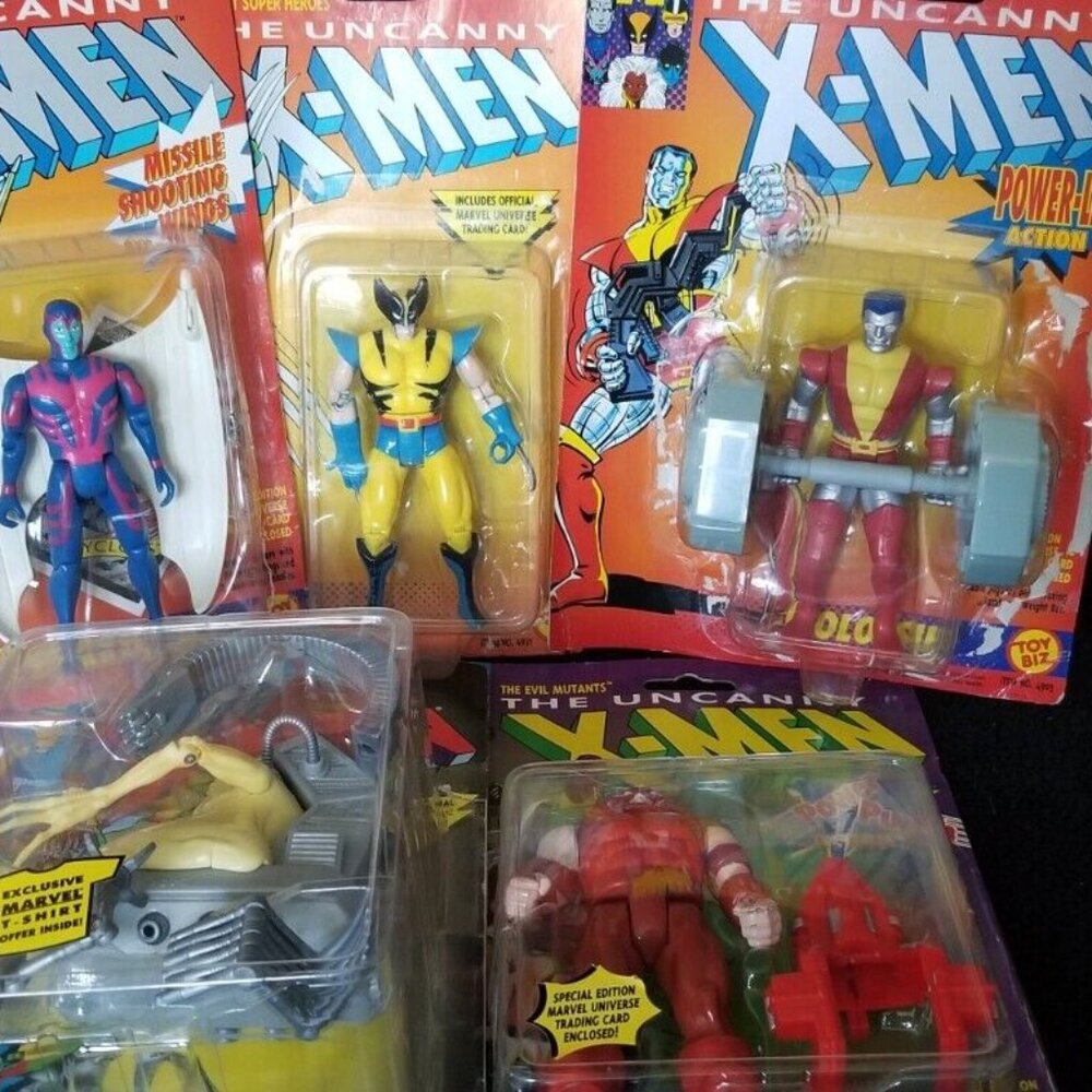 X- Men Vintage Marvel action figures Toybiz vintage Lot 1990's